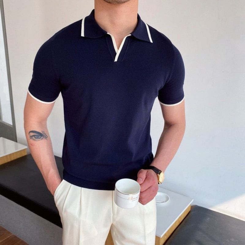 Nicolò™ | Polo elegante de cuello abierto