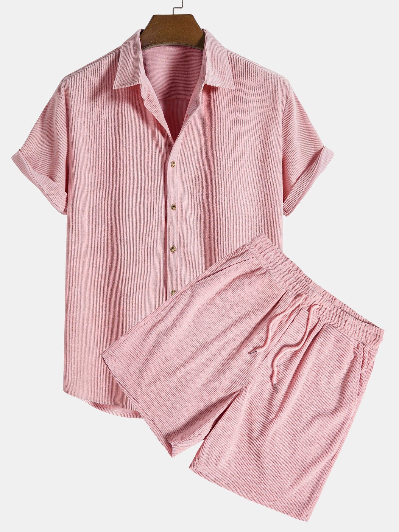 Salerno | Conjunto ligero de camisa y shorts para hombre