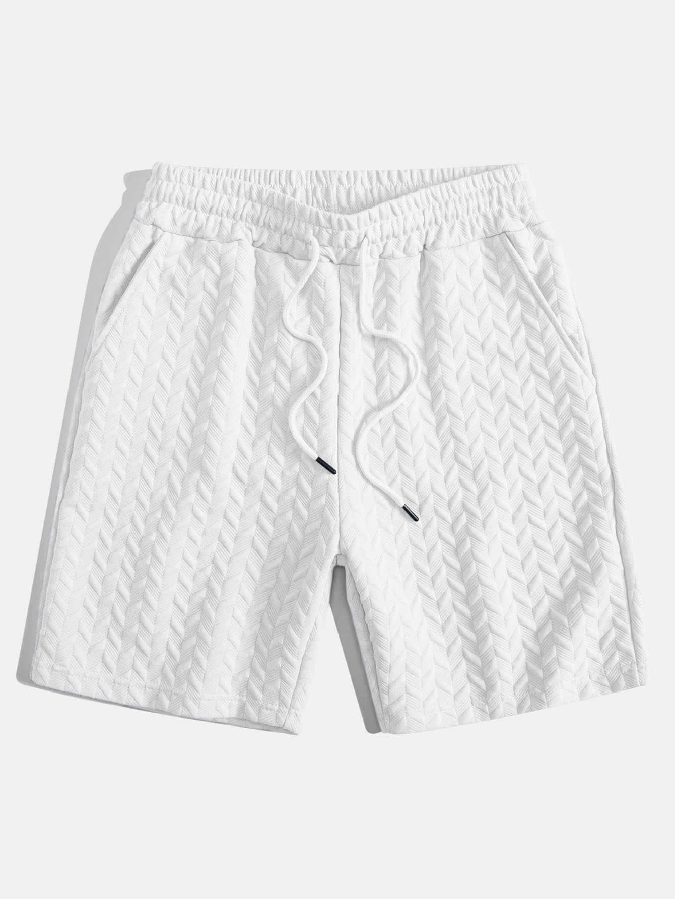 Conjunto Polo Y Pantalón Corto Jacquard Geométrico