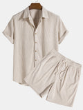 Salerno | Conjunto ligero de camisa y shorts para hombre