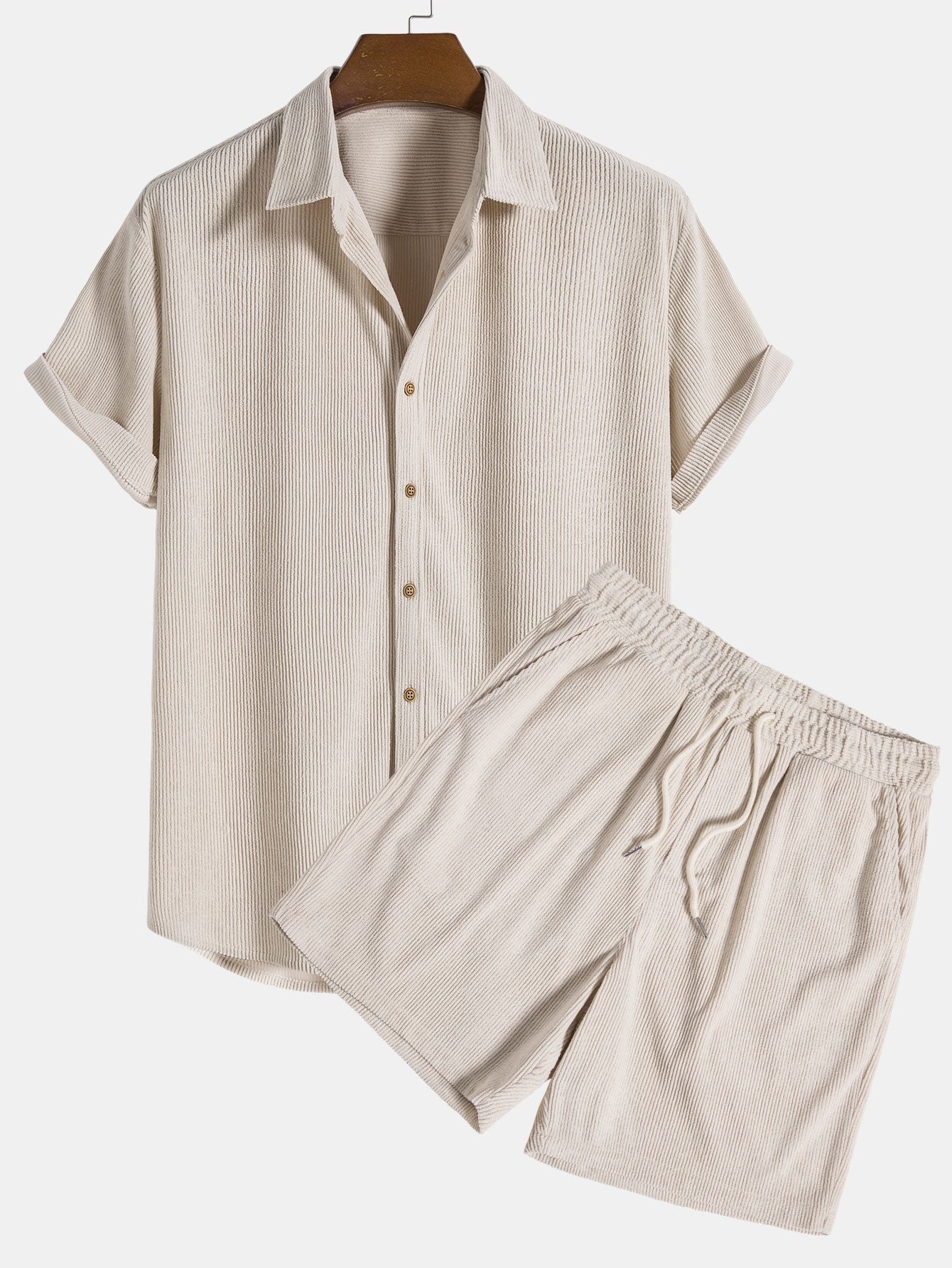 Salerno | Conjunto ligero de camisa y shorts para hombre