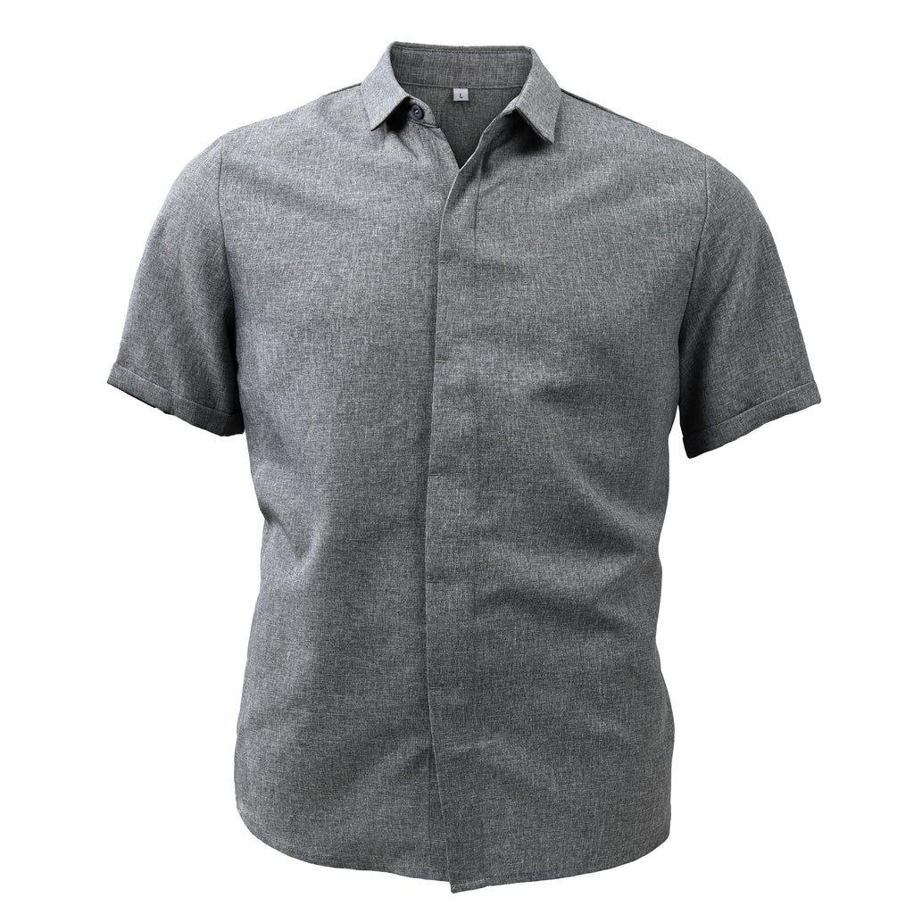 Varese™ | Camisa de lino y algodón de manga corta