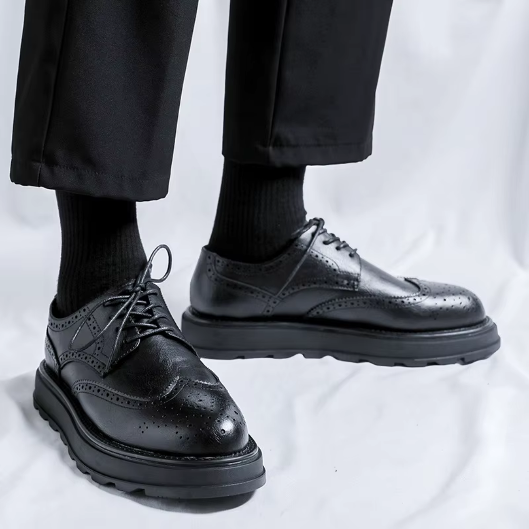 Lombardi™ | Zapatos Derby Estilo Brogue con Suela Robusta