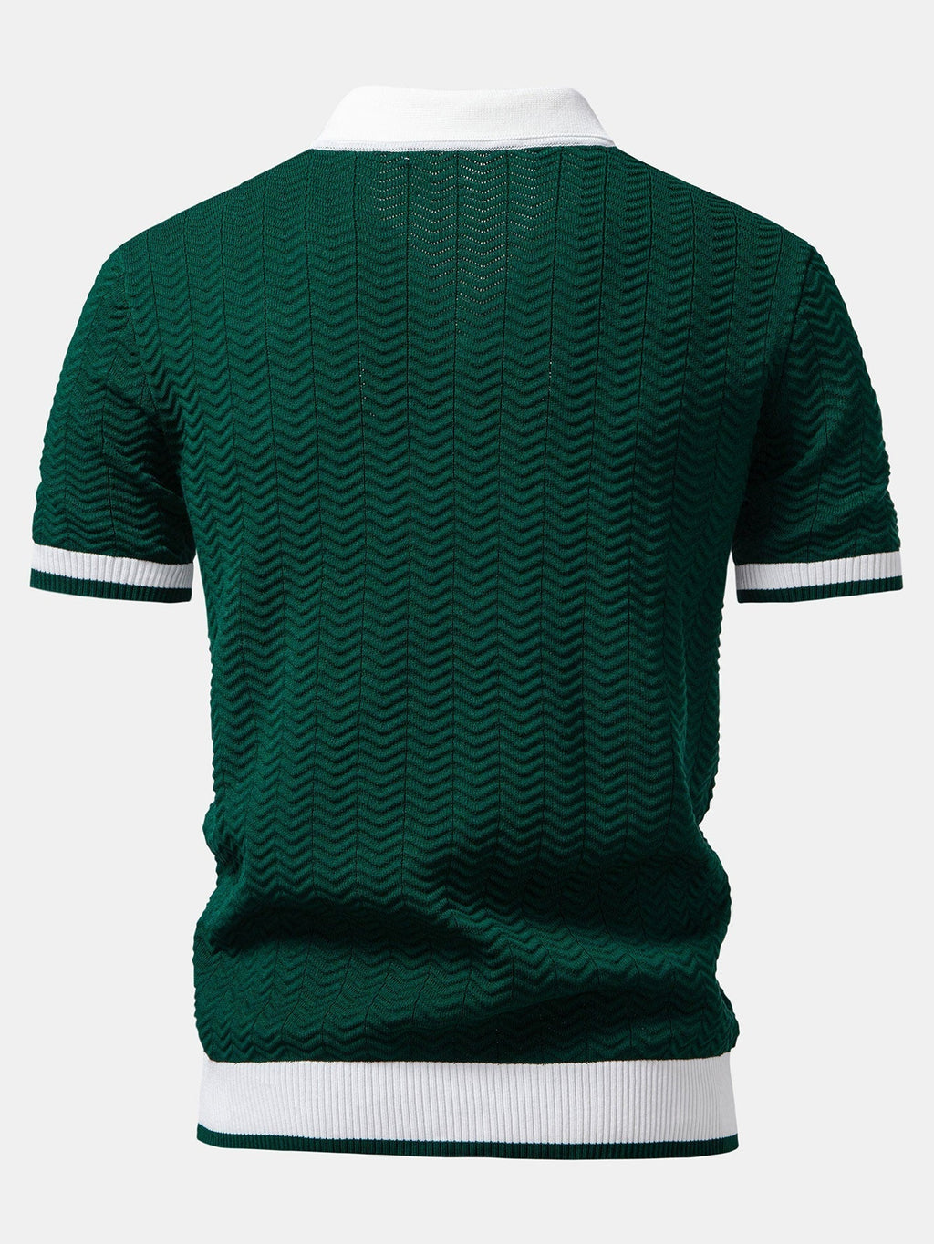Conjunto De Punto Polo De Pico Y Pantalón Recto