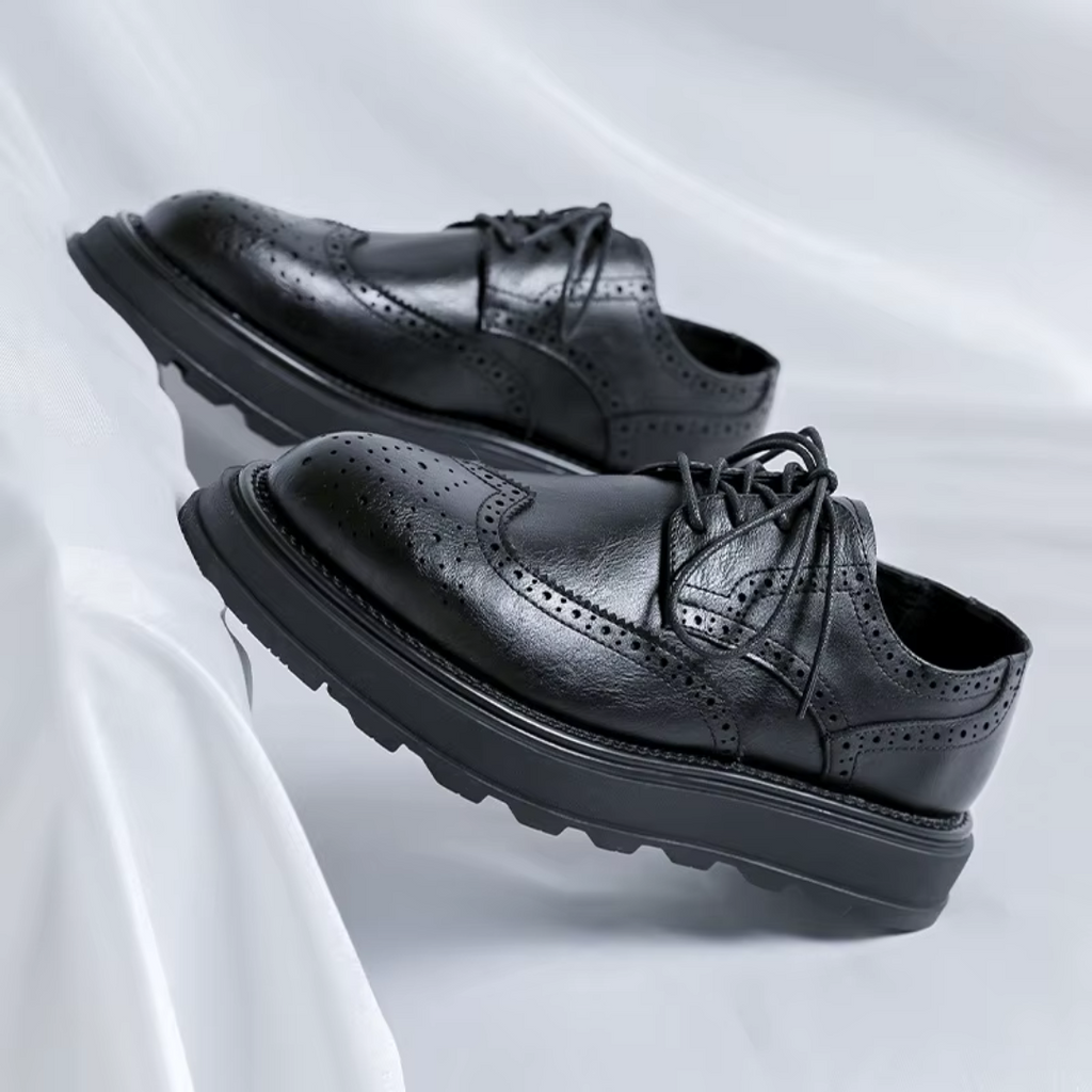 Lombardi™ | Zapatos Derby Estilo Brogue con Suela Robusta