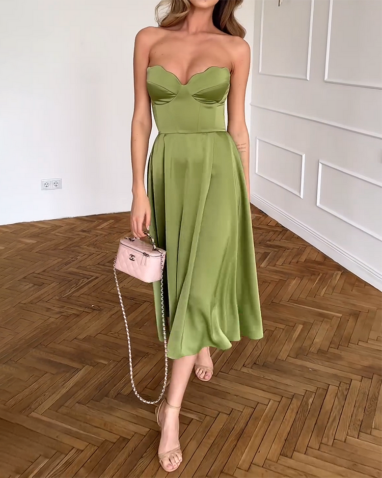 Vestido Midi Elegante Liora™ — Sofisticación que deslumbra
