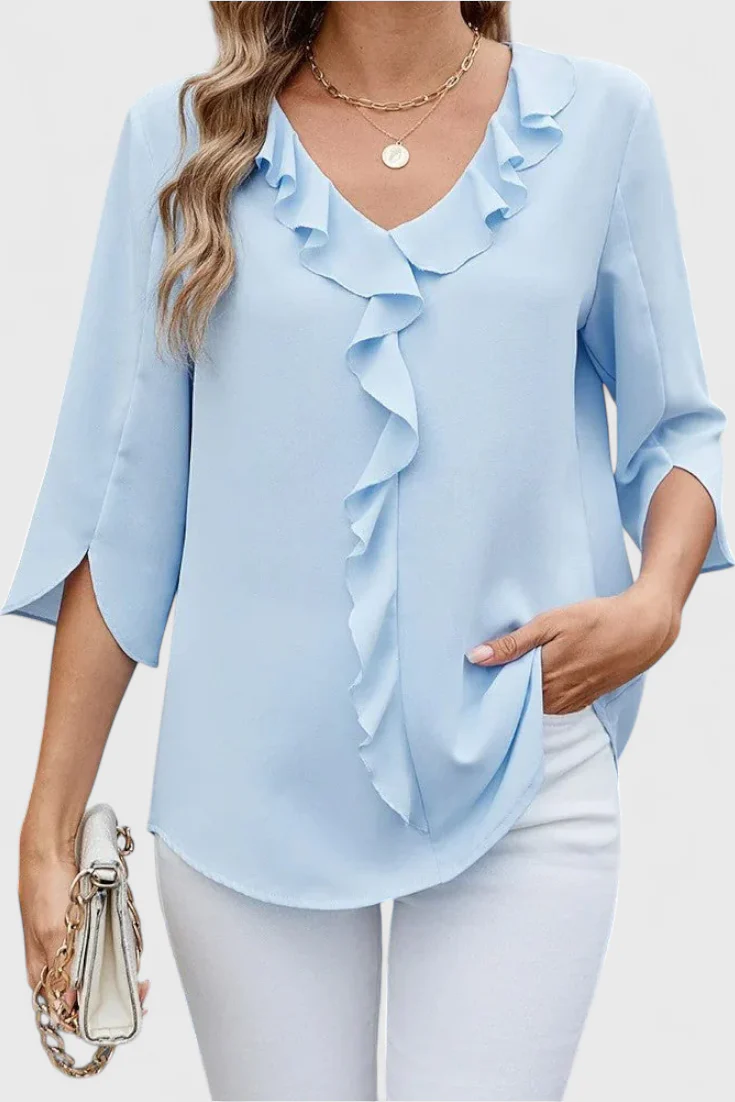 Cipriani™ | Blusa Fluida de Corte Relajado y Tacto Seda