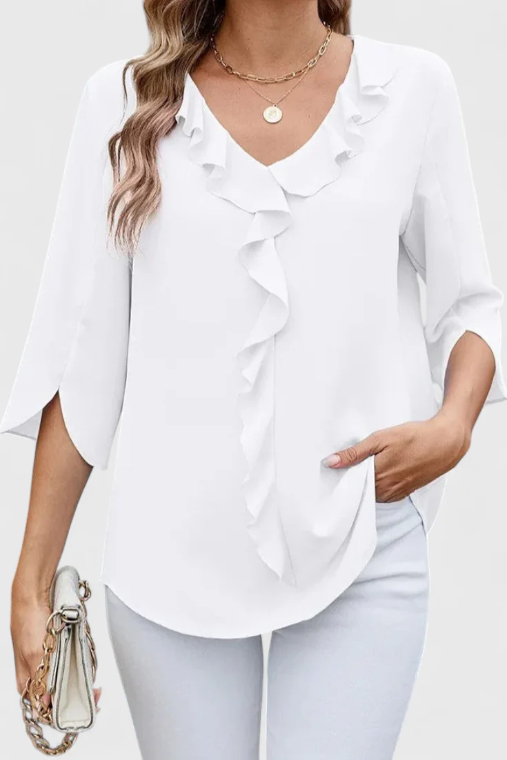 Cipriani™ | Blusa Fluida de Corte Relajado y Tacto Seda