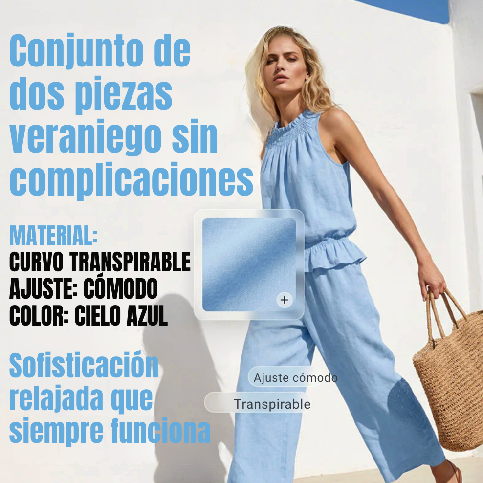 Conjunto Flora - Silueta relajada y favorecedora.