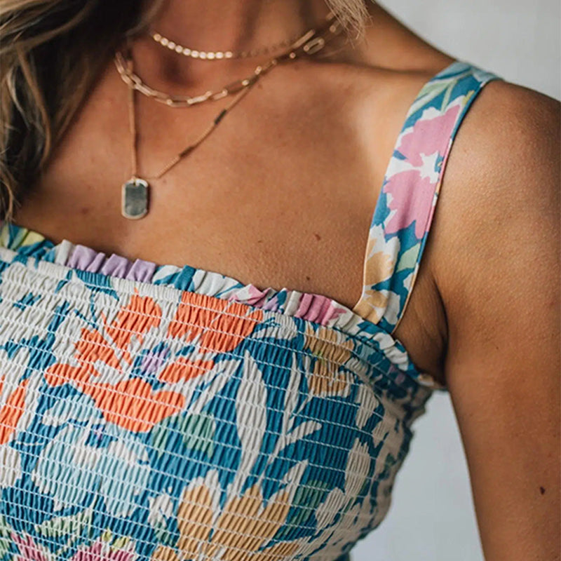 Vestido Midi Floral — Elegancia y feminidad que fluye contigo