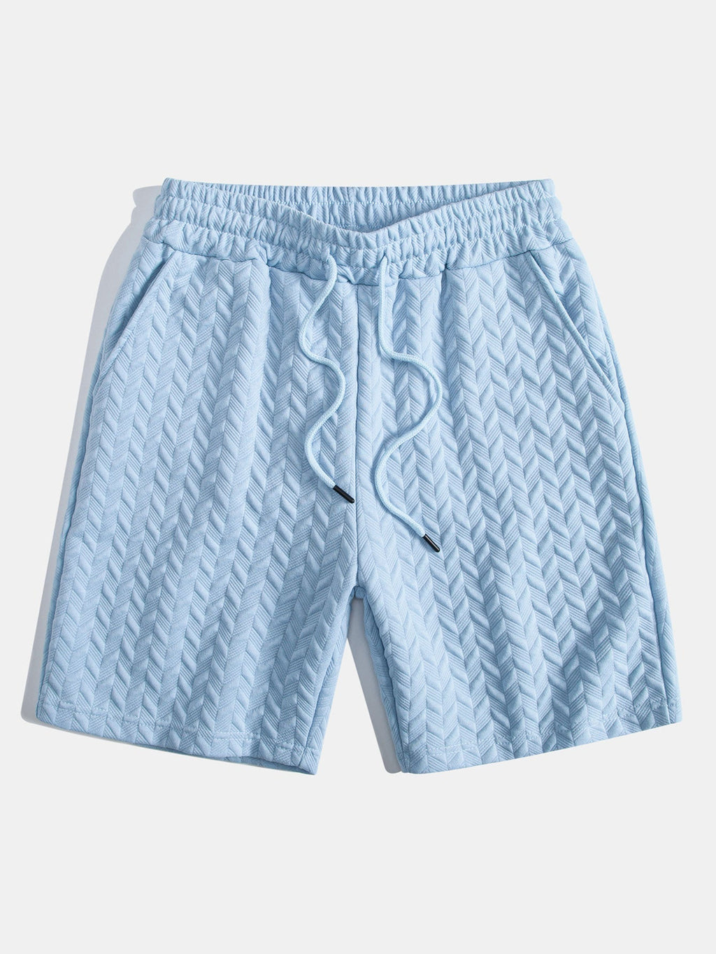 Conjunto Polo Y Pantalón Corto Jacquard Geométrico