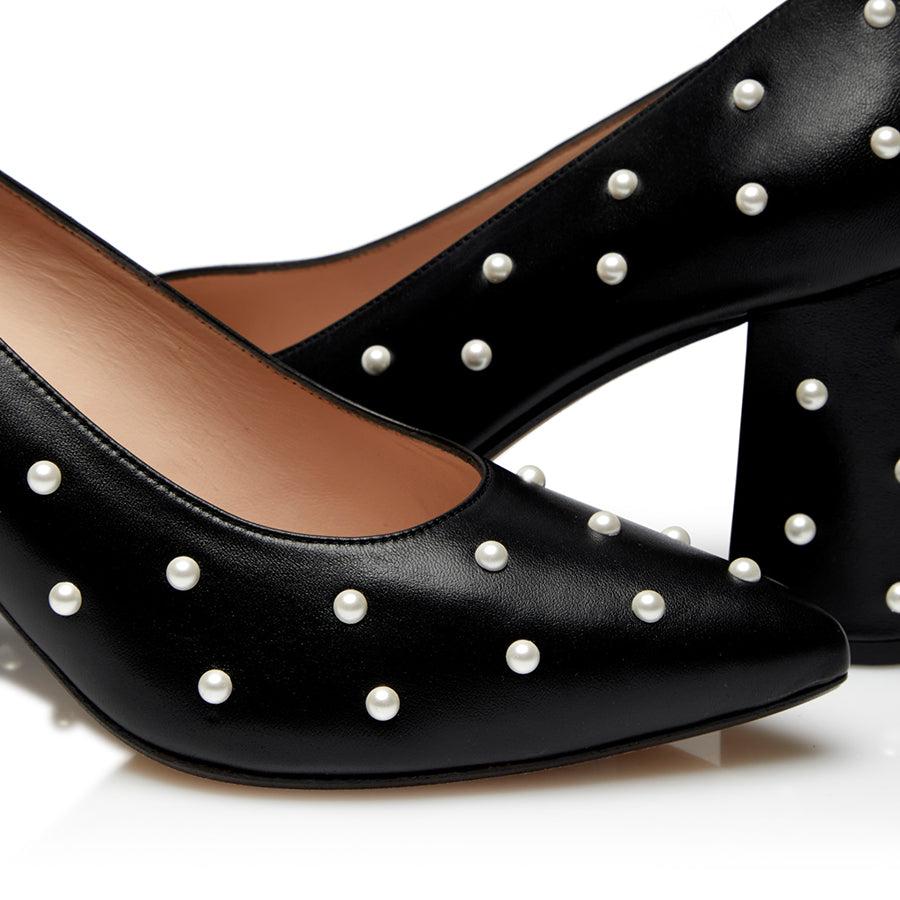 Zapatos Black & Pearl — Glamour atemporal con un toque moderno
