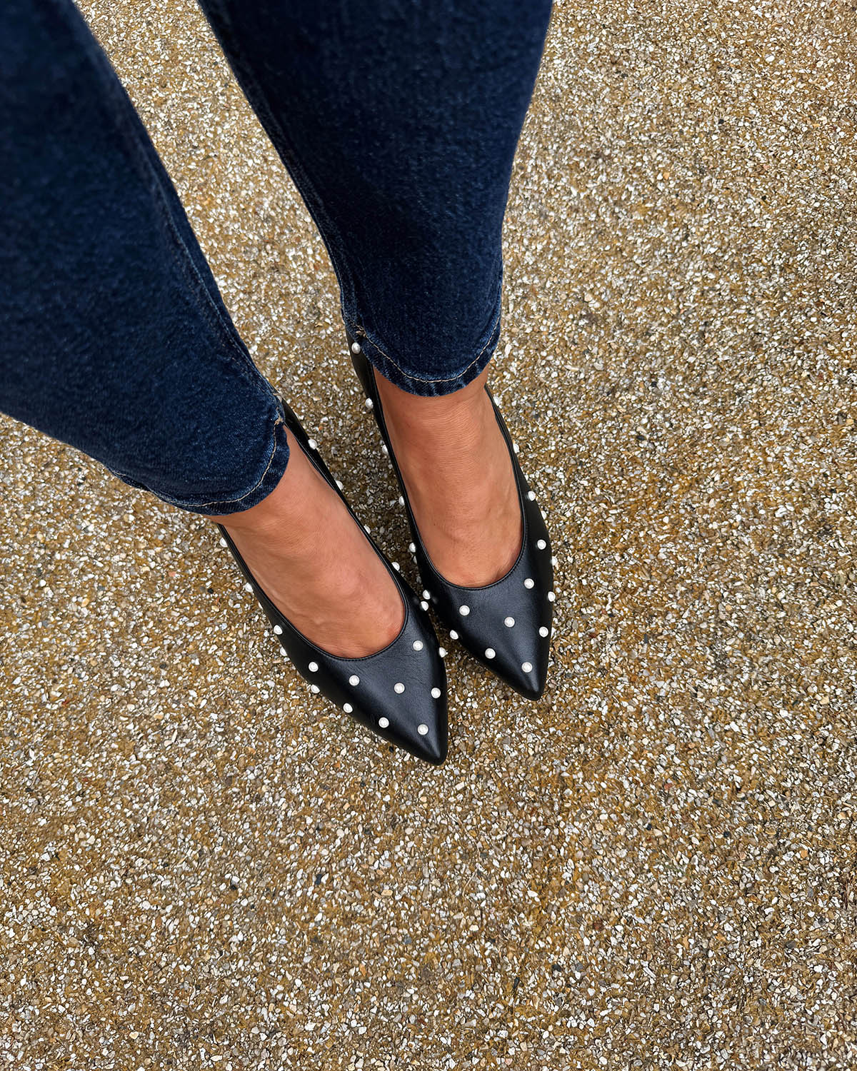 Zapatos Black & Pearl — Glamour atemporal con un toque moderno