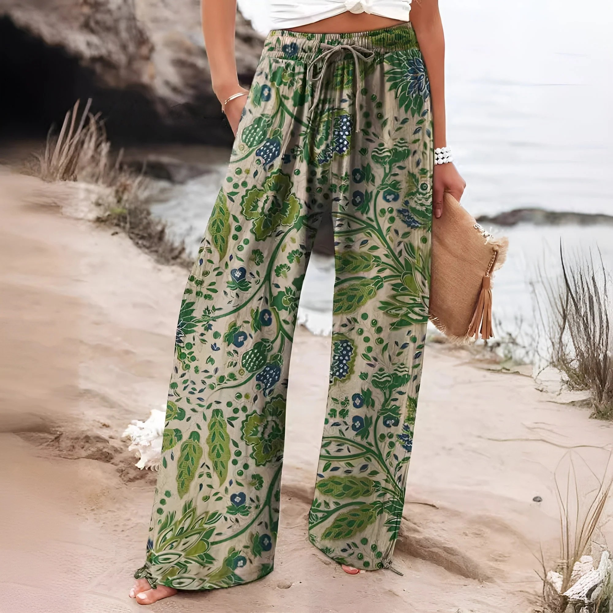 Estela | Pantalones de lino cómodos