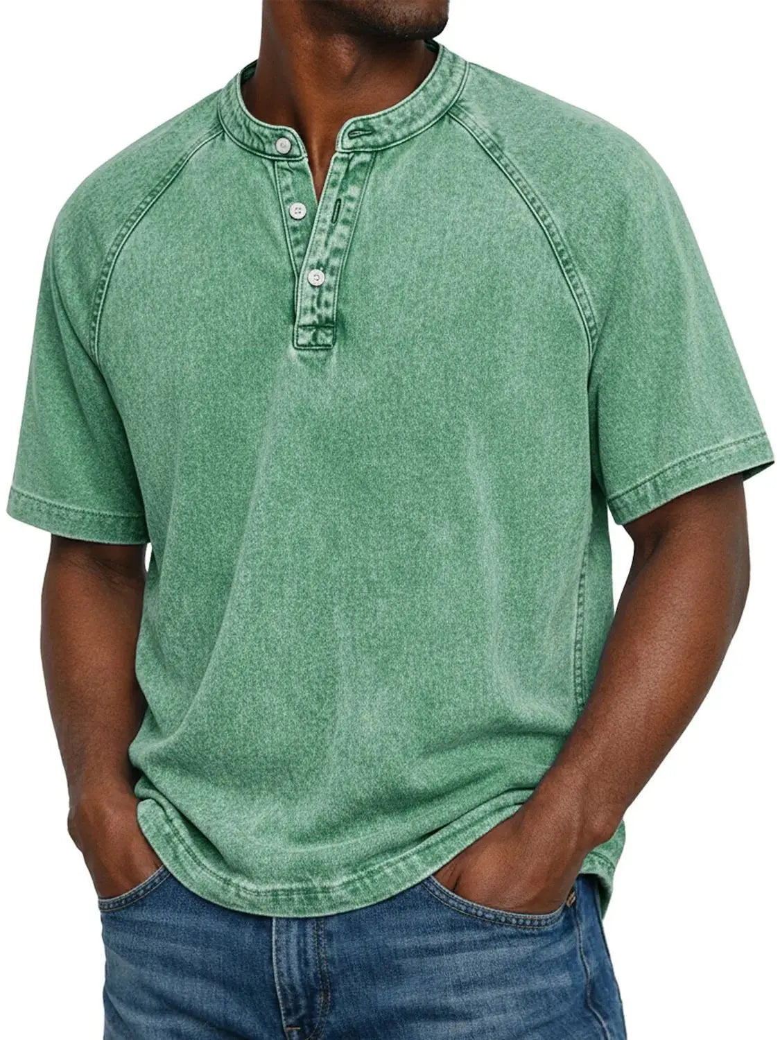 Arzano™ · Camiseta vintage de algodón para hombre