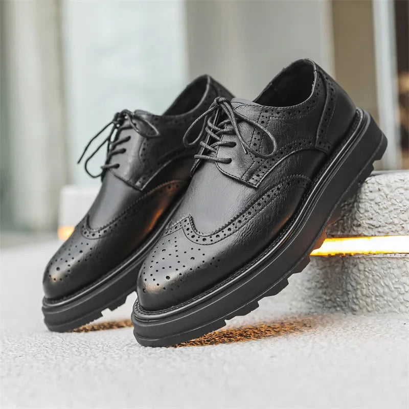 Lombardi™ | Zapatos Derby Estilo Brogue con Suela Robusta