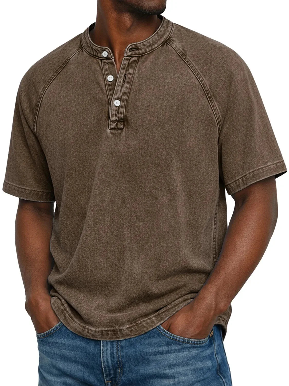 Arzano™ · Camiseta vintage de algodón para hombre