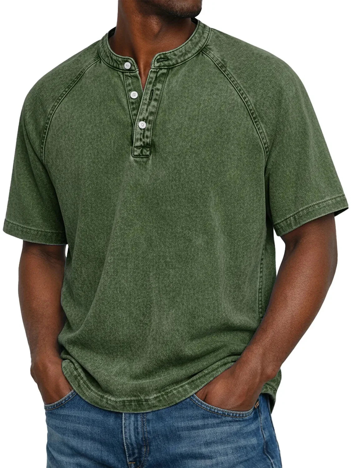 Arzano™ · Camiseta vintage de algodón para hombre