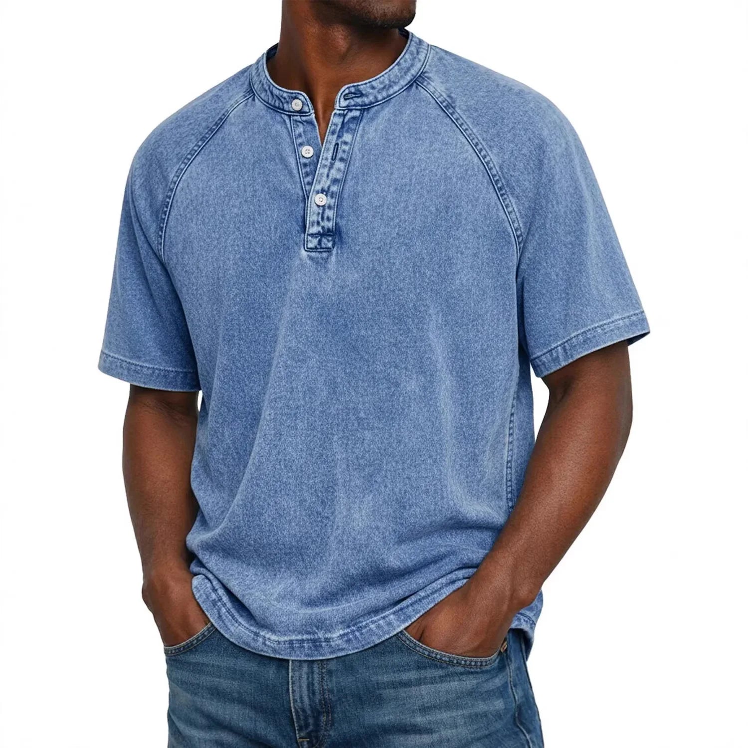 Arzano™ · Camiseta vintage de algodón para hombre