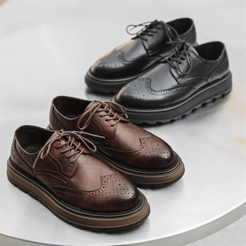 Lombardi™ | Zapatos Derby Estilo Brogue con Suela Robusta