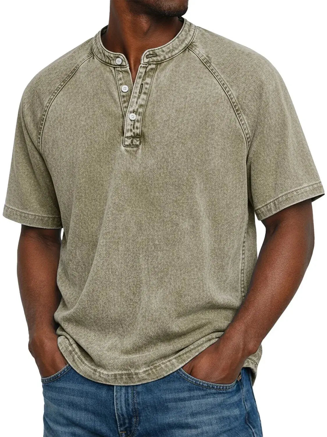 Arzano™ · Camiseta vintage de algodón para hombre