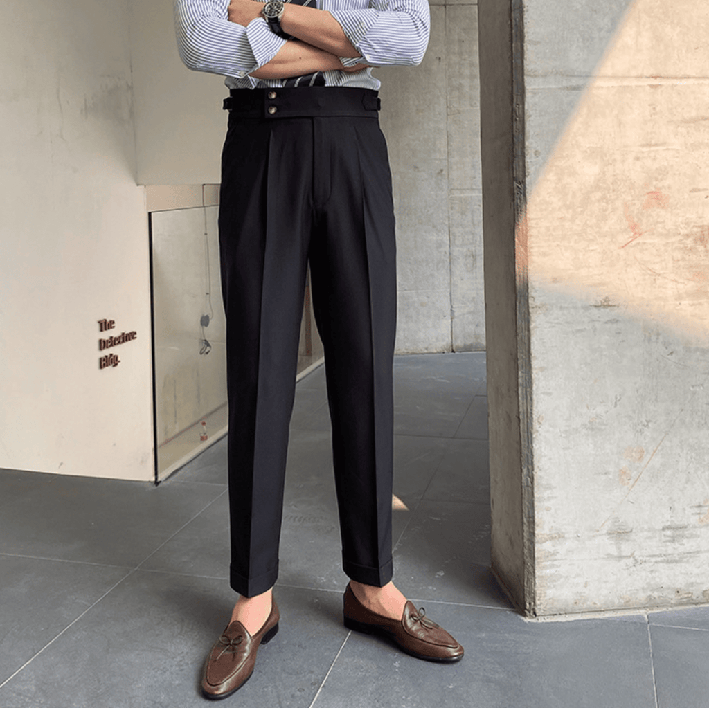 Edward | Pantalones elegantes de cintura alta