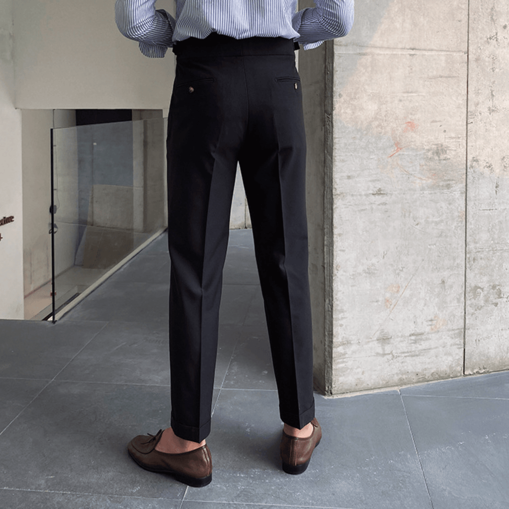 Edward | Pantalones elegantes de cintura alta