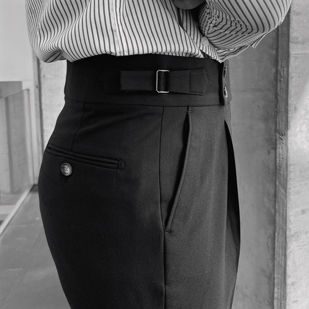 Edward | Pantalones elegantes de cintura alta