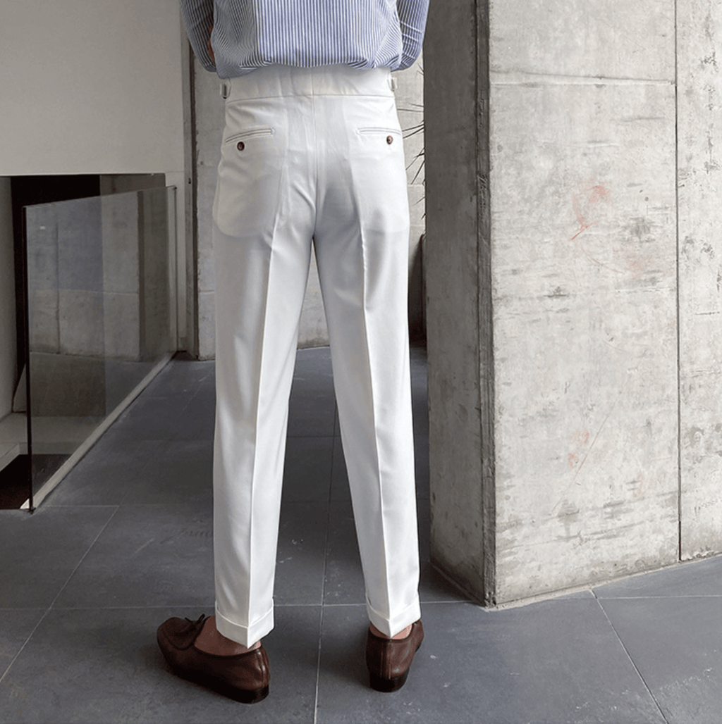 Edward | Pantalones elegantes de cintura alta