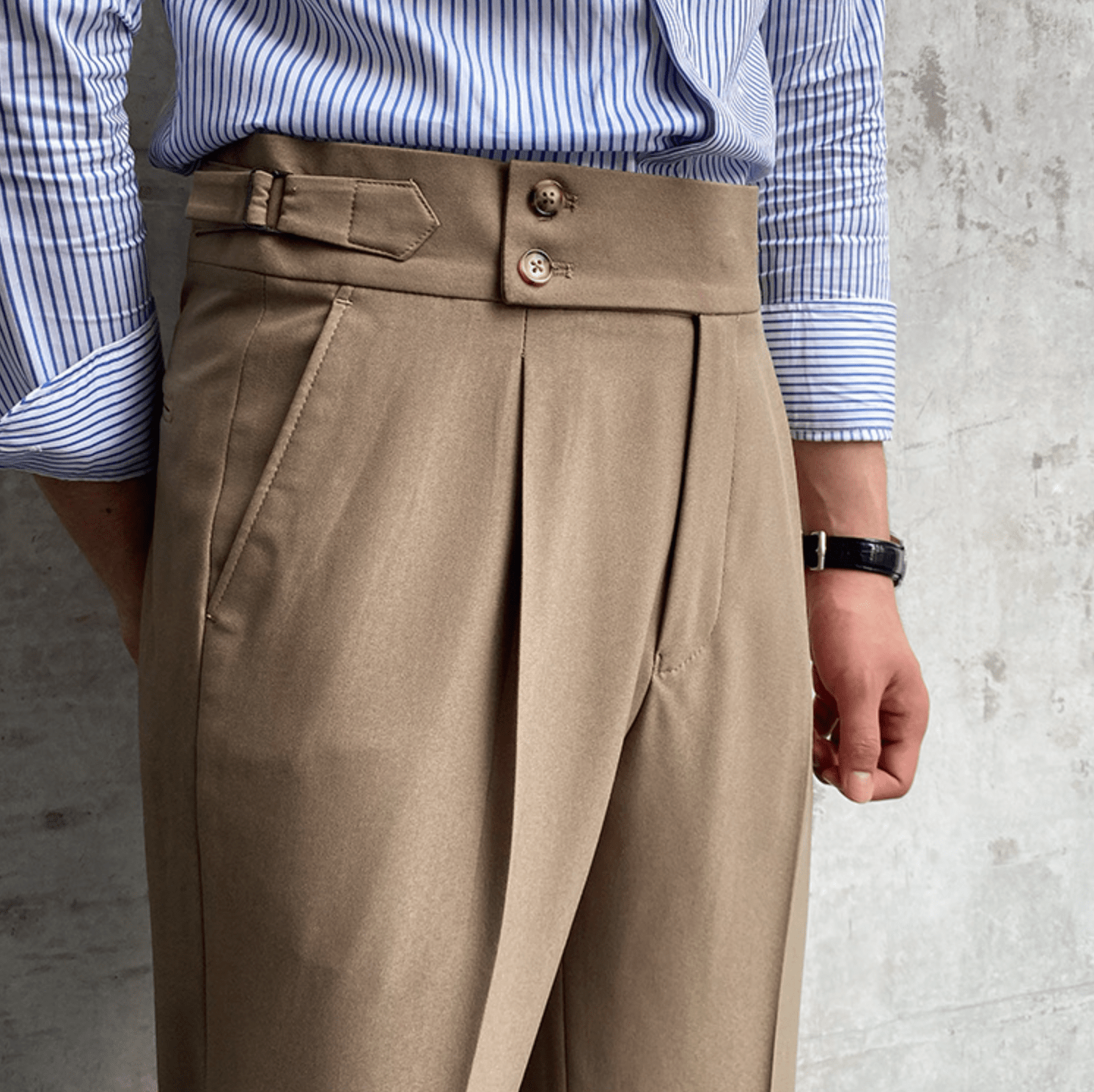 Edward | Pantalones elegantes de cintura alta