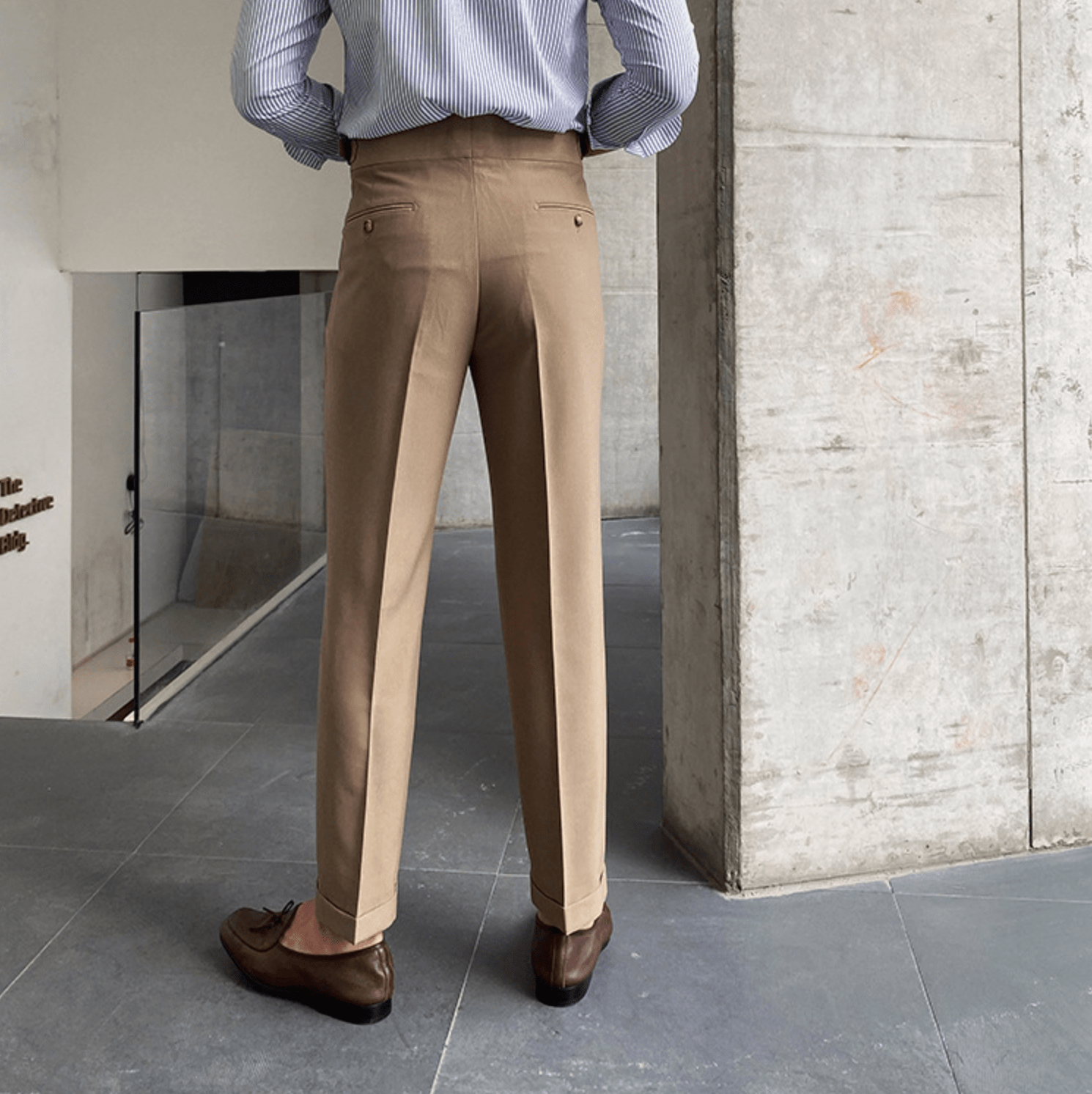 Edward | Pantalones elegantes de cintura alta