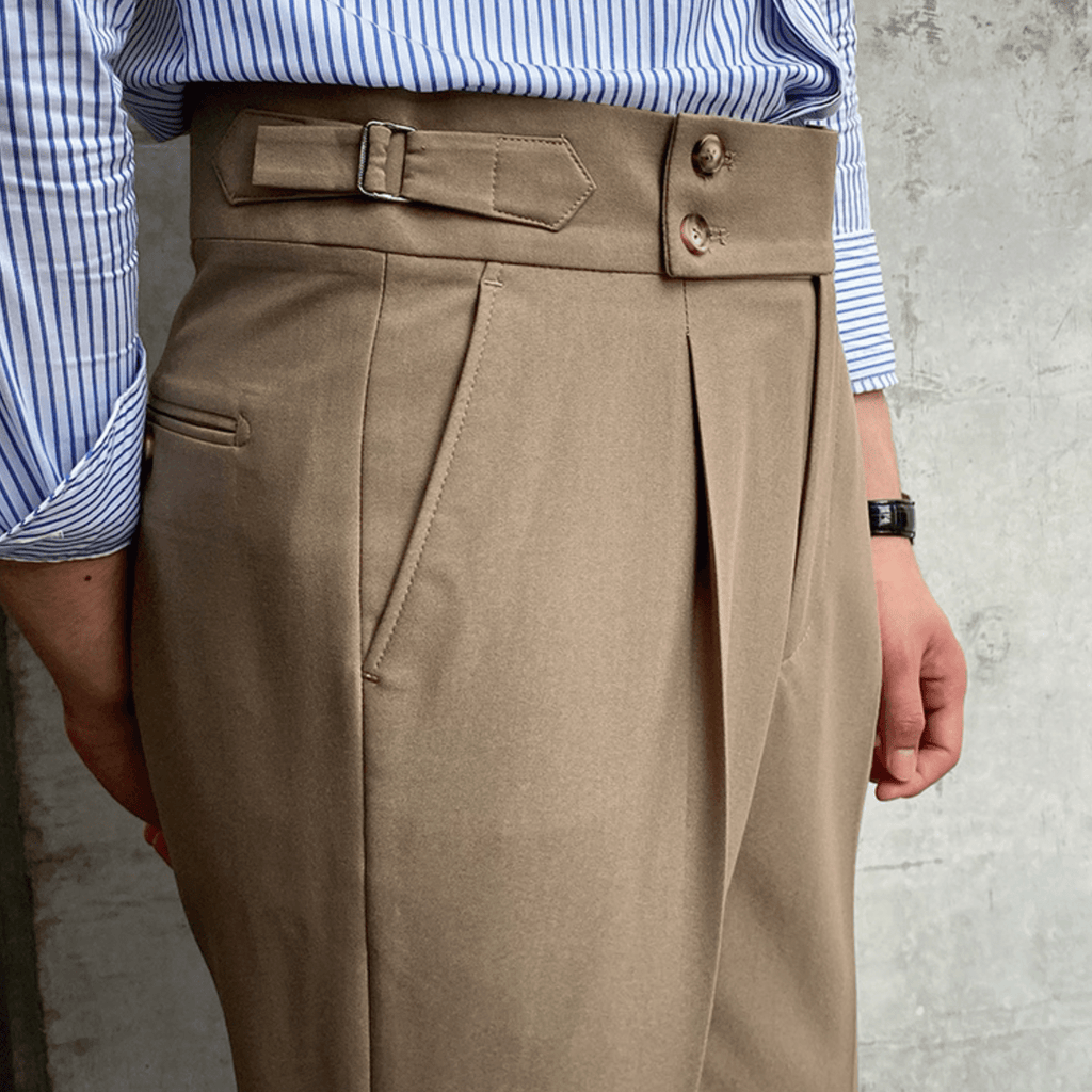 Edward | Pantalones elegantes de cintura alta