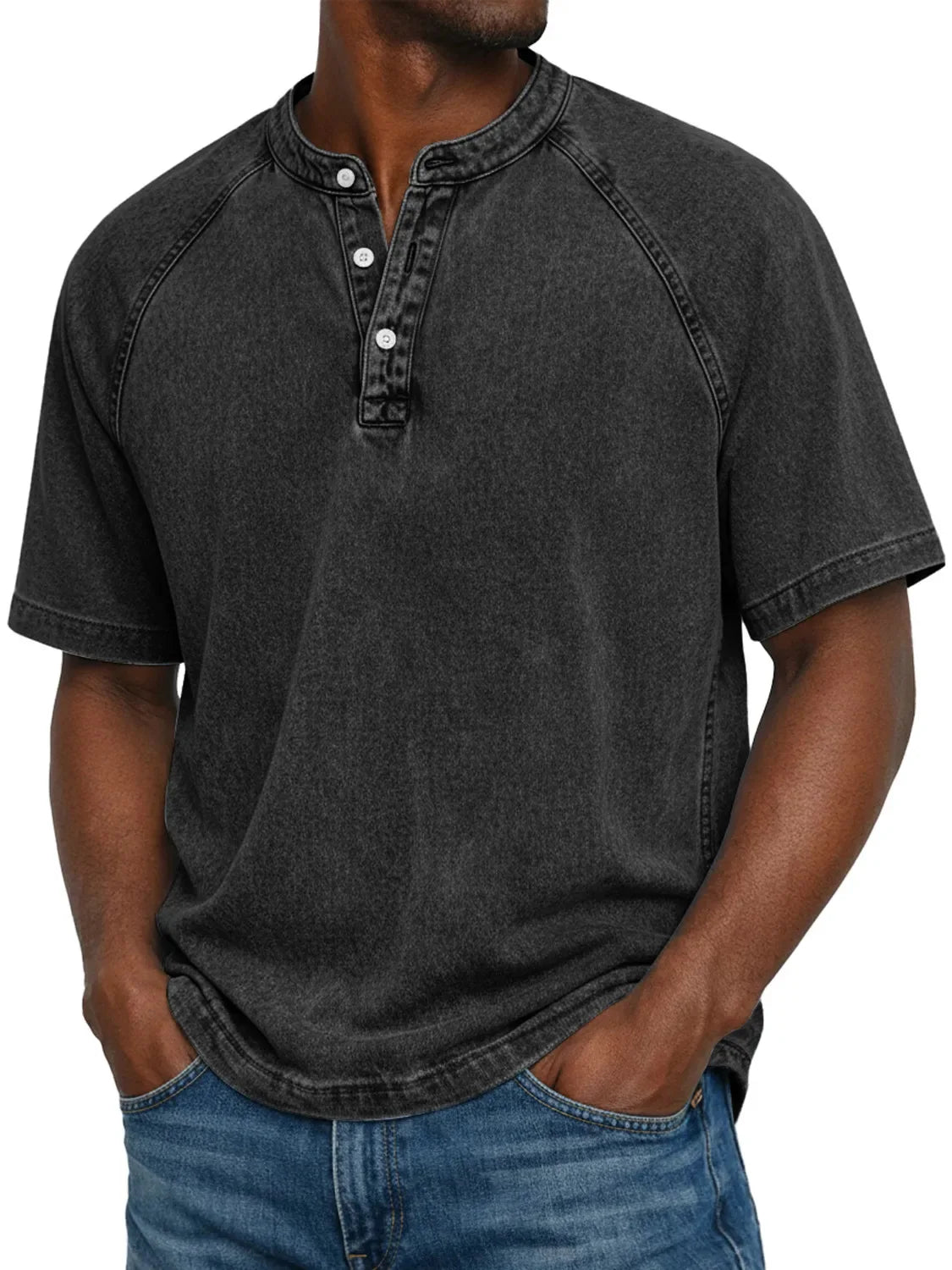 Arzano™ · Camiseta vintage de algodón para hombre