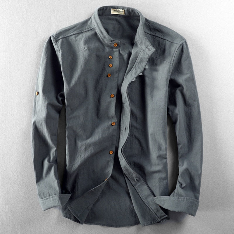 Takumi™ | Camisa minimalista de cuello japonés
