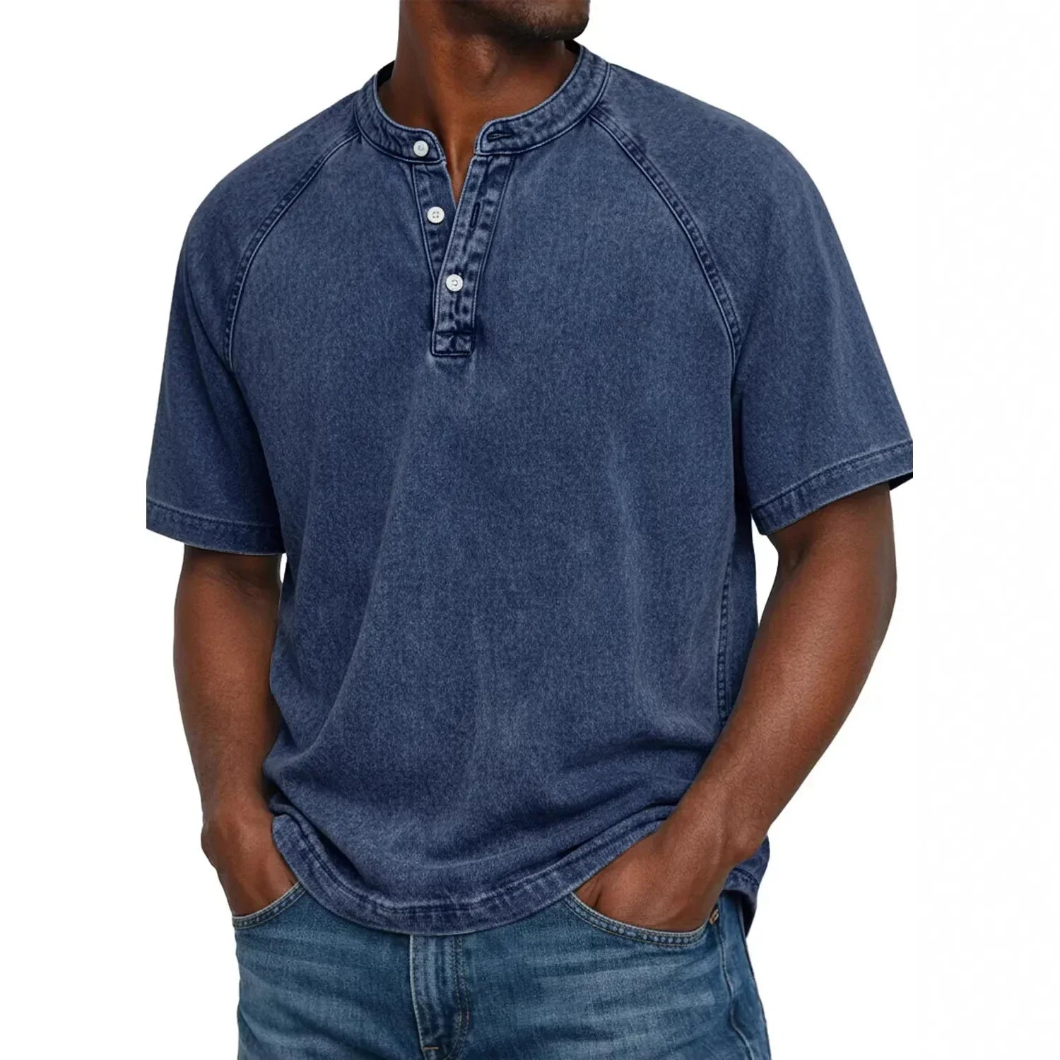 Arzano™ · Camiseta vintage de algodón para hombre