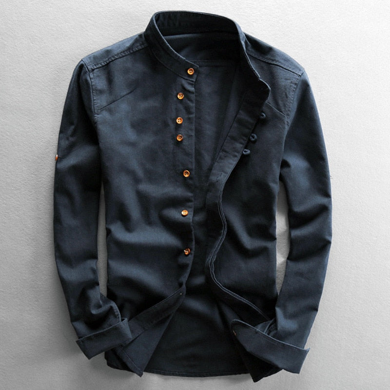 Takumi™ | Camisa minimalista de cuello japonés