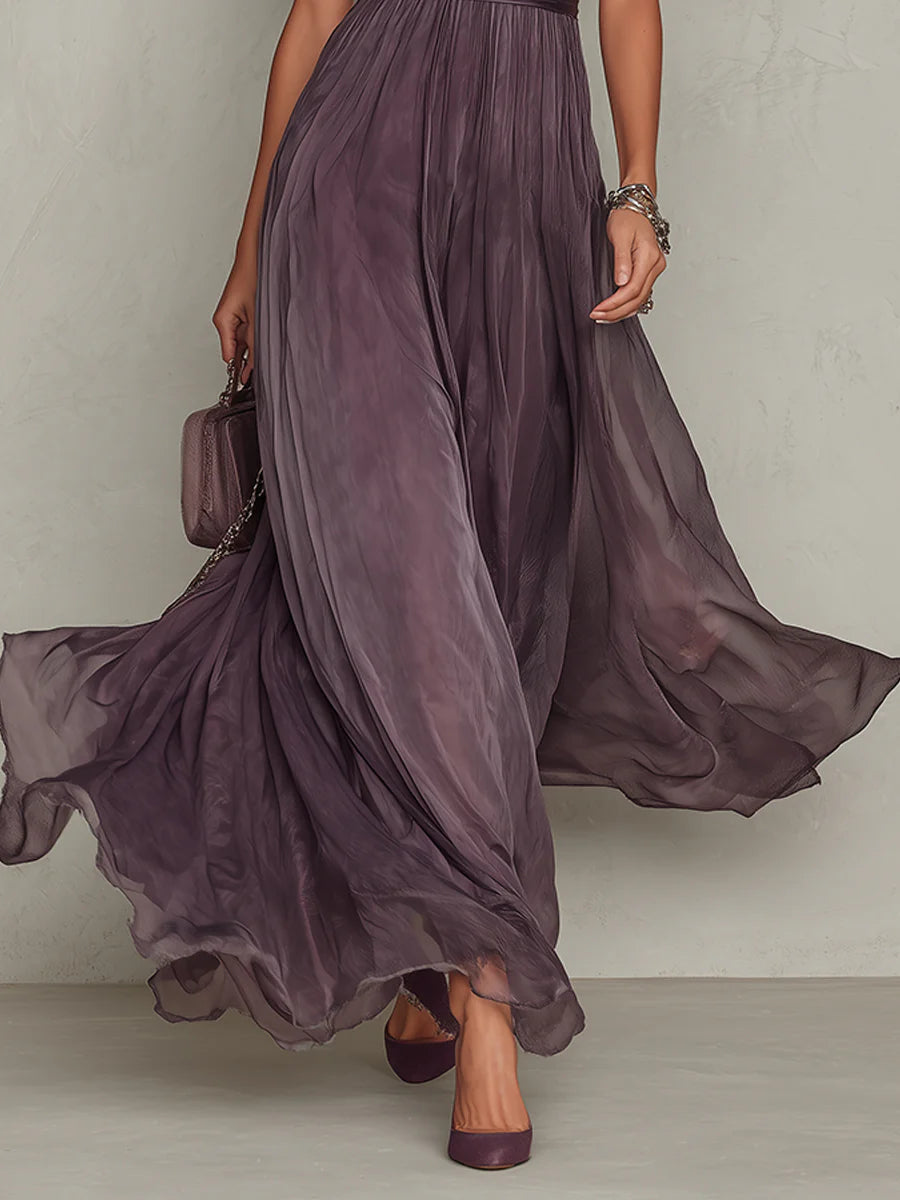Venezia™ | Vestido largo elegante de gasa