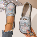Mocasines Bordados Slip-On - Elegancia Artesanal a cada Paso
