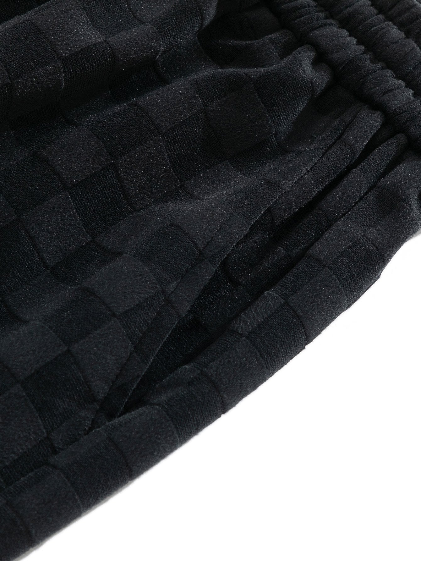 Pantalones Rectos de Cuadros