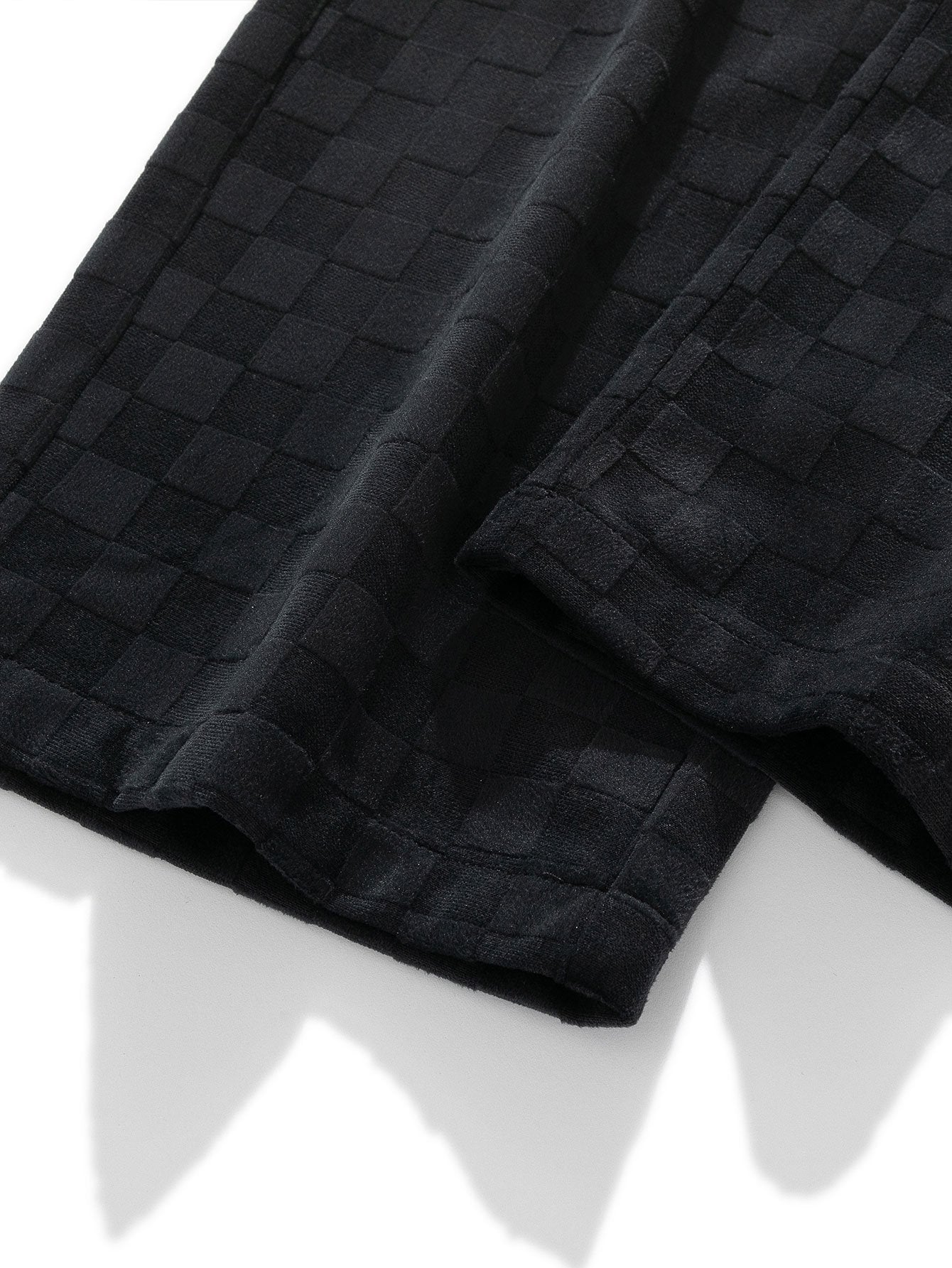 Pantalones Rectos de Cuadros
