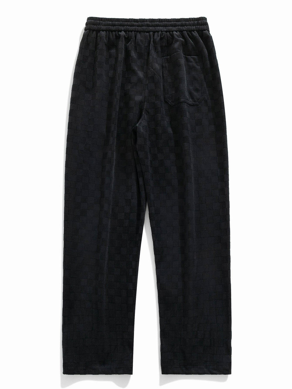 Pantalones Rectos de Cuadros