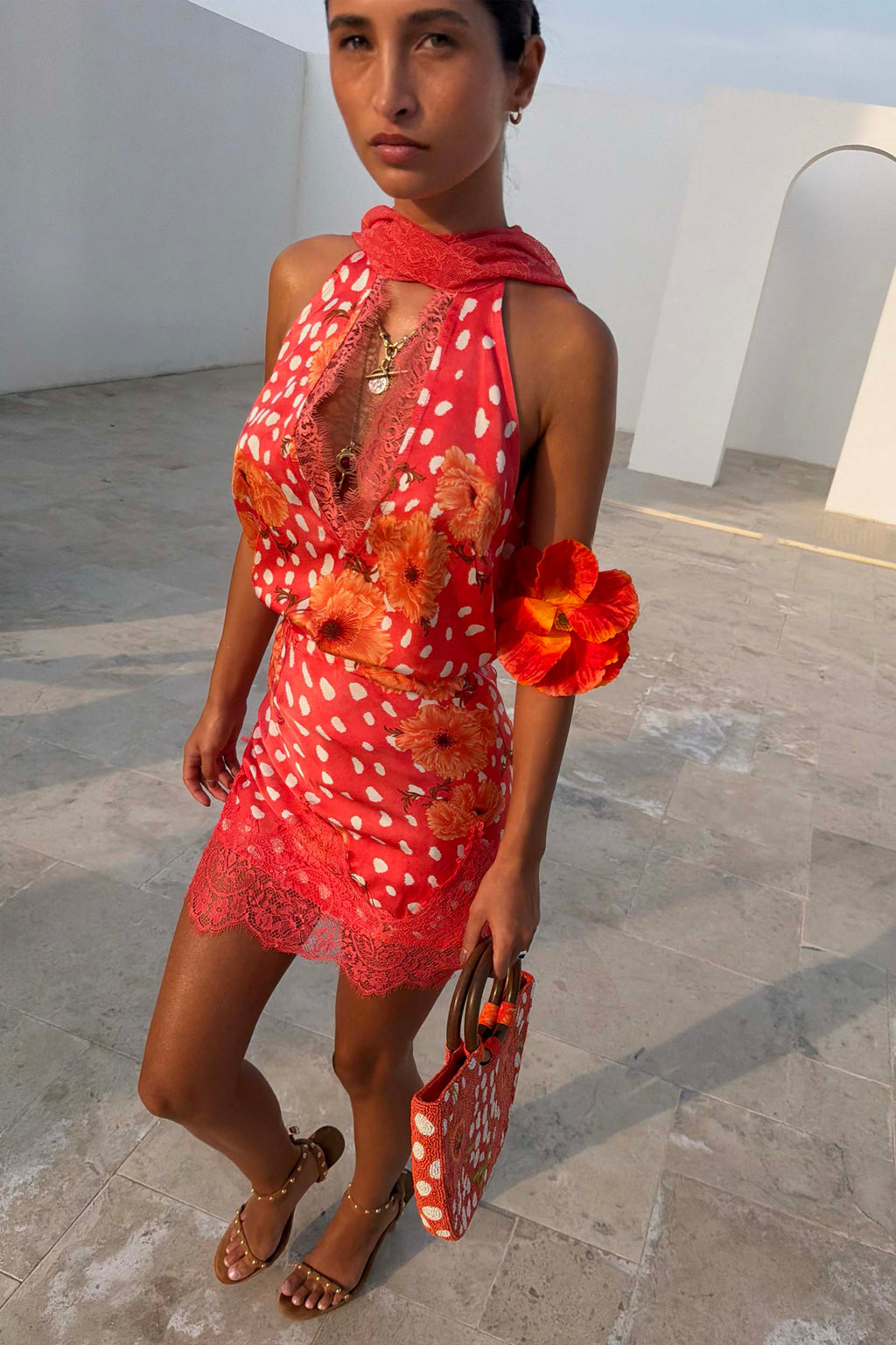 Coral Minifalda