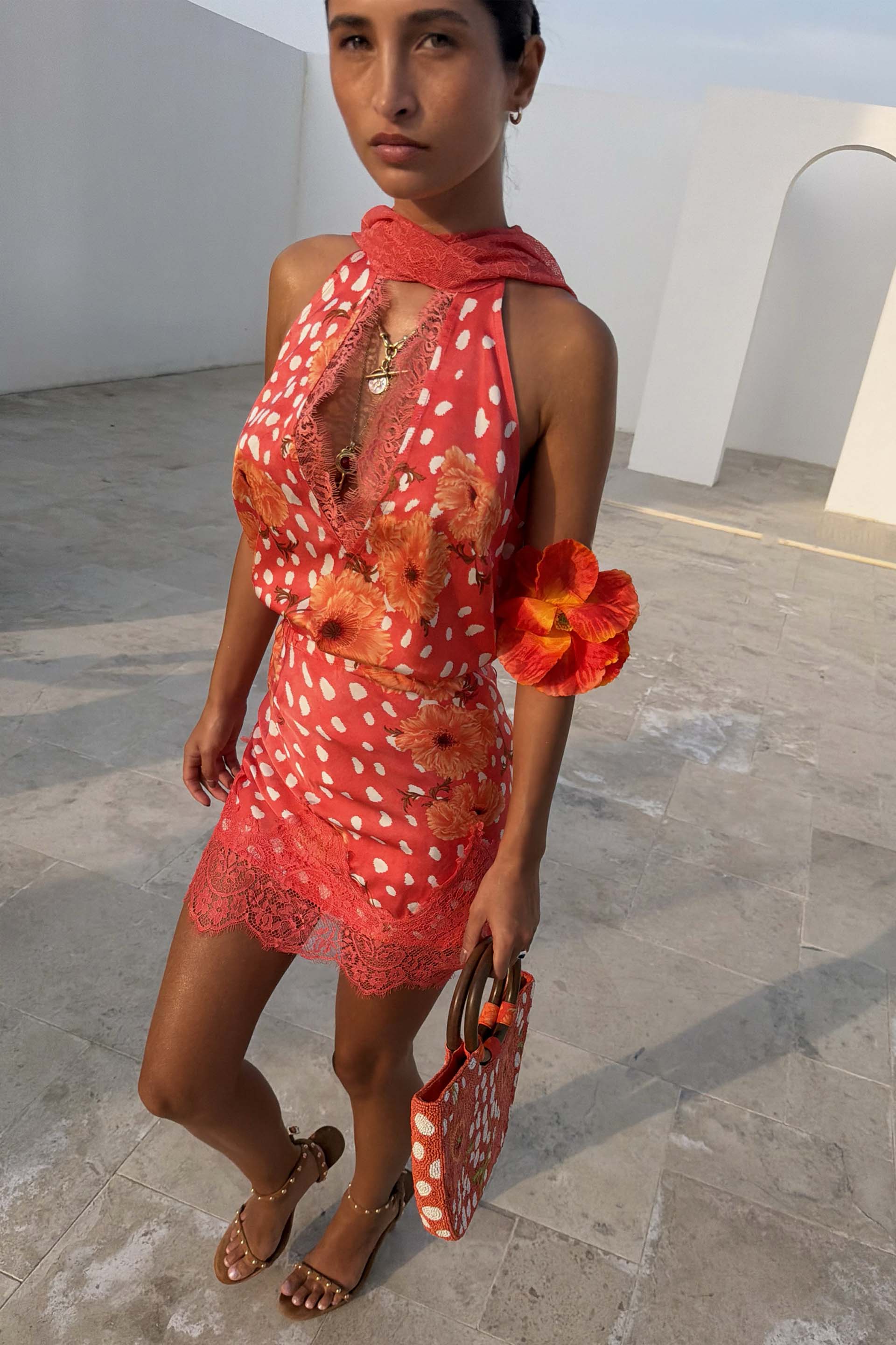 Coral Minifalda