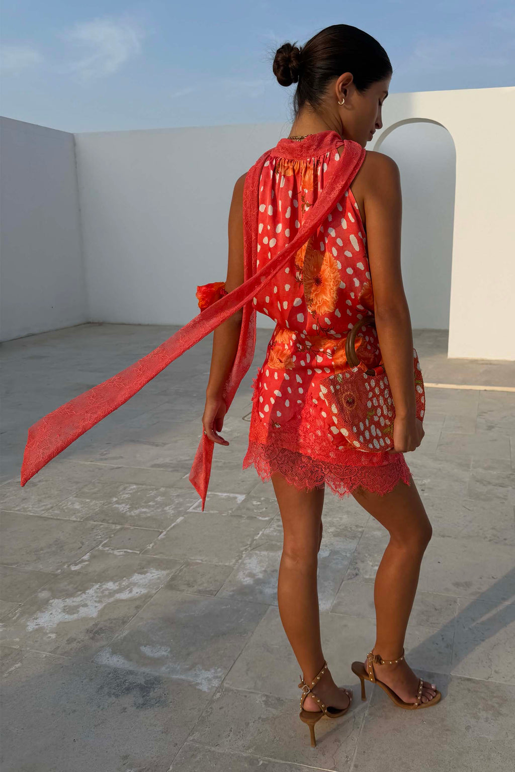 Coral Minifalda