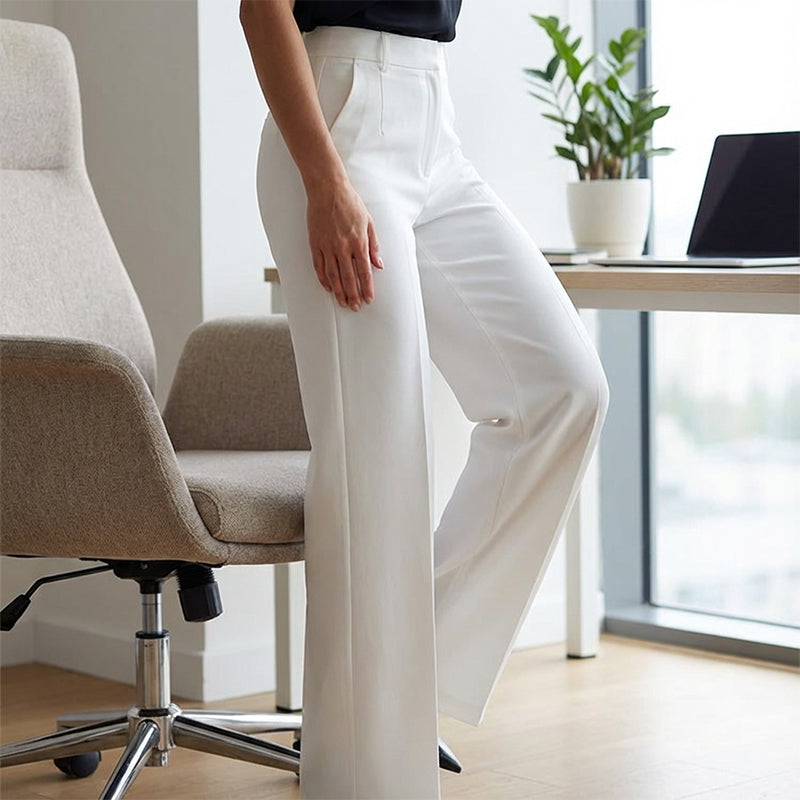 Valentina™ | Pantalón de cintura alta y corte recto