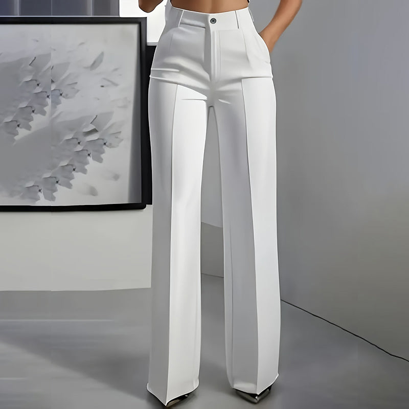 Valentina™ | Pantalón de cintura alta y corte recto