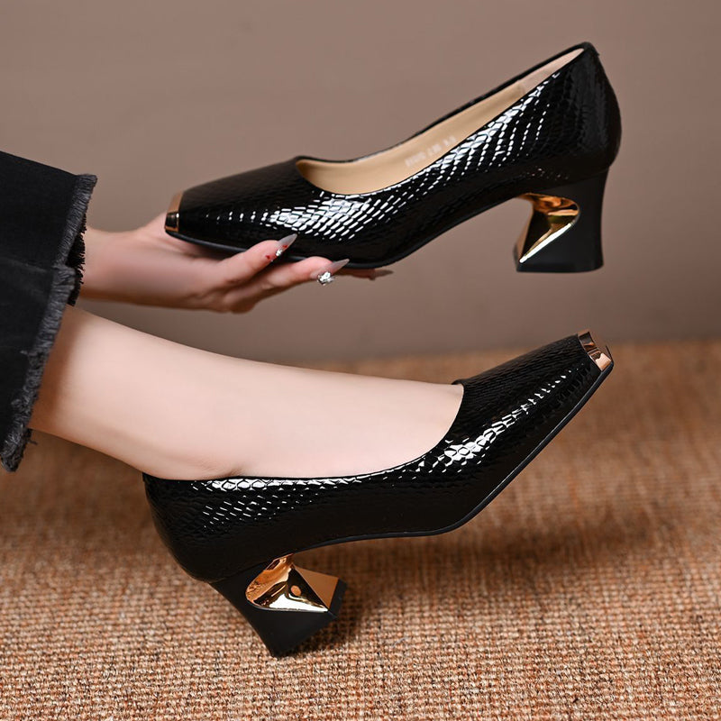 Zapatos Sonia - Diseño cuadrado que previene presión y rozaduras