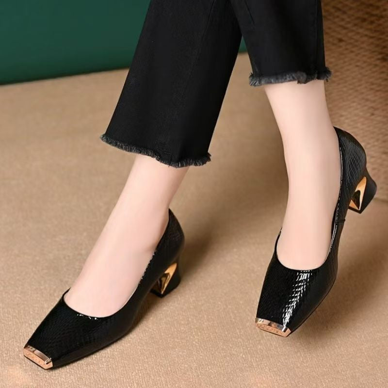 Zapatos Sonia - Diseño cuadrado que previene presión y rozaduras