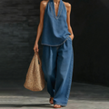 Conjunto Denim Esencial - Elegancia Retro, Confort Moderno